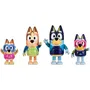 Moose Toys - Bluey La Famille à la Plage - Figurines Articulées - Coffret de 4 Personnages (Bluey, Bingo, Chilli, Bandit) - Univers Miniature - Jeu à Partir de 3 Ans