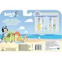 Moose Toys - Bluey La Famille à la Plage - Figurines Articulées - Coffret de 4 Personnages (Bluey, Bingo, Chilli, Bandit) - Univers Miniature - Jeu à Partir de 3 Ans