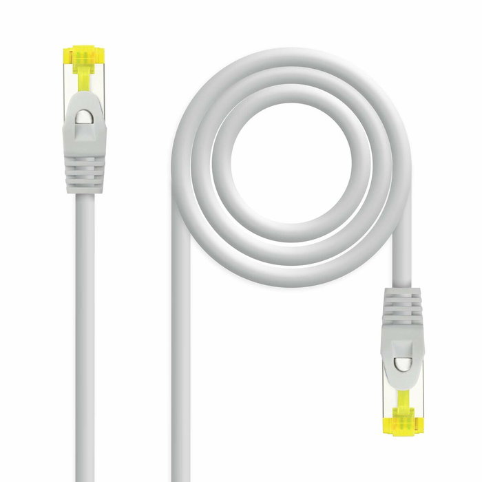 NANOCABLE Câble Catégorie 6a SFTP 10.20.1900-W Blanc Gris 7 m