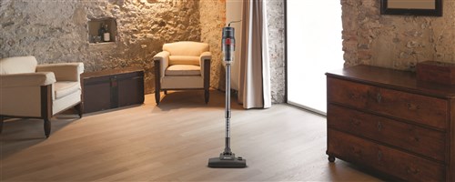 Ariete 2708 Aspirateur-balai avec cable 2-en-1, technologie cyclonique, avec double brosse et accessoires pour sols, tapis et tissus