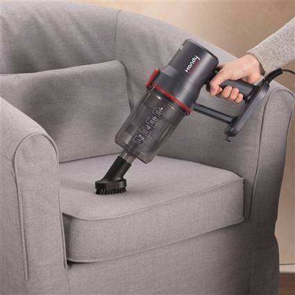 Ariete 2708 Aspirateur-balai avec cable 2-en-1, technologie cyclonique, avec double brosse et accessoires pour sols, tapis et tissus