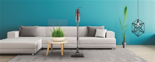 Ariete 2708 Aspirateur-balai avec cable 2-en-1, technologie cyclonique, avec double brosse et accessoires pour sols, tapis et tissus