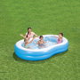 Bestway Big Lagoon Piscine Gonflable 262 x 157 x 46 cm Bleu et Blanc