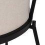 BigBuy Home Chaise de Salle à Manger Noir Beige