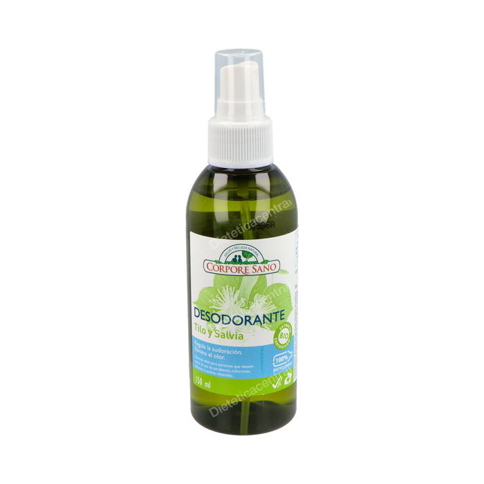 Corpore Sano Déodorant Spray Tilleul et Sauge 150ml