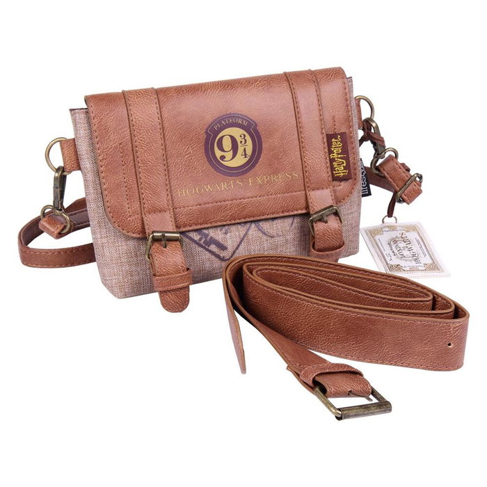 CERDÀ Sac banane Harry Potter Platform 9 3/4 - Taille 38 cm (19x13x2,5 cm)