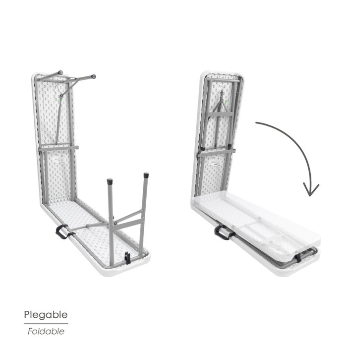 SATURNIA Banco Plegable 183x28x44 cm