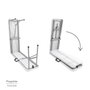 SATURNIA Banco Plegable 183x28x44 cm