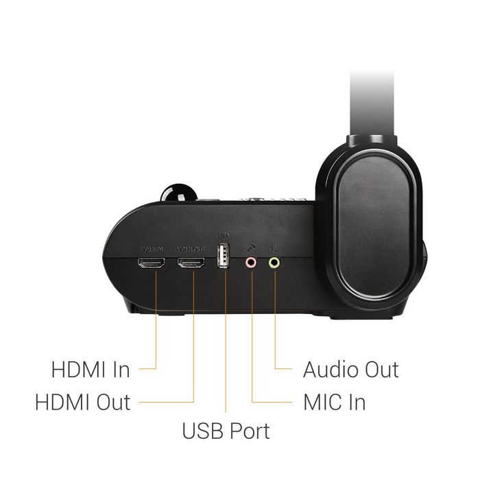 AVer F50+ Visualiseur de documents 4K 60 fps, bras flexible, capteur 13 Mpx, zoom optique 10X, HDMI/USB, logiciel AVerTouch