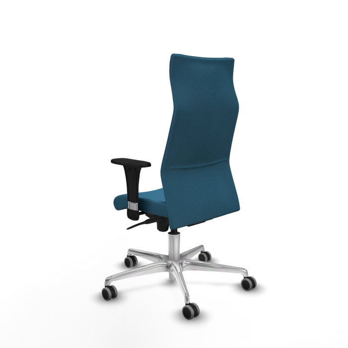 Piqueras Y Crespo Fauteuil Albacete Vert Pétrole avec mécanisme synchrone et base aluminium Piqueras Y Crespo Fauteuil Albacete Vert Pétrole avec mécanisme synchrone et base aluminium