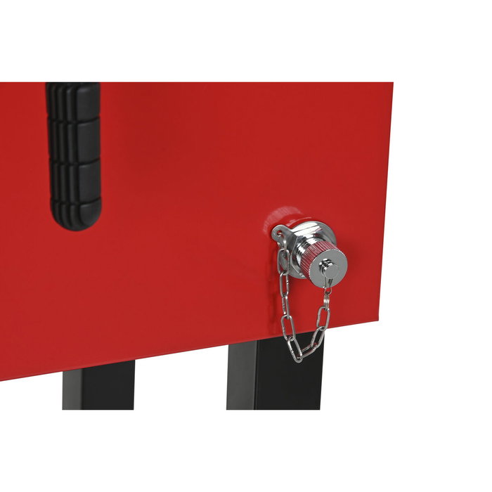 Home ESPRIT Glacière Noir Rouge Métal