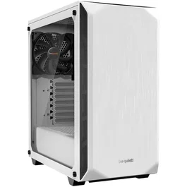 Be quiet! BGW35 Pure Base 500 Window Blanc - Boitier PC Moyen Tour Silencieux avec Fenetre en Verre - Compatible ATX - 2 Ventilateurs 140 mm