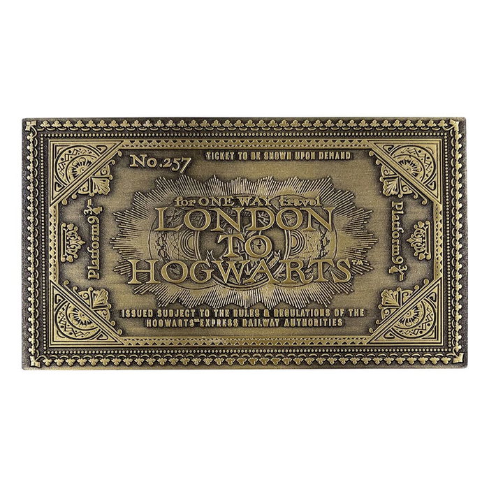 Harry Potter réplique Hogwarts Train Ticket Limited Edition Harry Potter réplique Hogwarts Train Ticket Limited Edition