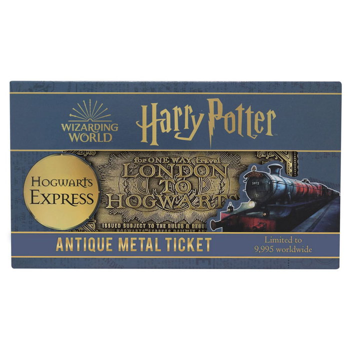 Harry Potter réplique Hogwarts Train Ticket Limited Edition Harry Potter réplique Hogwarts Train Ticket Limited Edition