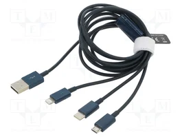 BASEUS Câble USB 2.0 High Speed, 1,5m, bleu