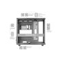 Mars Gaming MCFUSIONM Boîtier MicroATX Gaming Double Chambre Ventilé Verre Trempé Noir