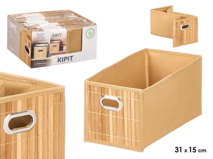 KIPIT Organisateur rectangulaire Bambou KIPIT Organisateur rectangulaire Bambou