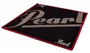 PEARL Alfombra avec grand logo, Negra, 200cm x 180cm