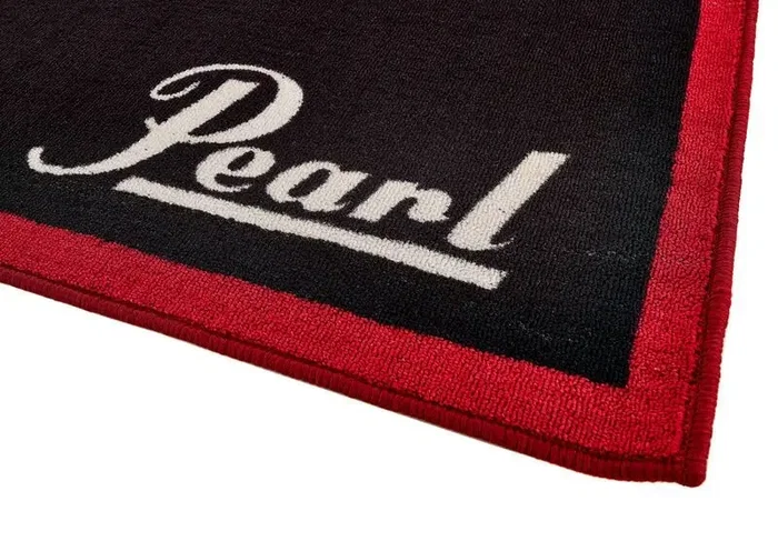 PEARL Alfombra avec grand logo, Negra, 200cm x 180cm PEARL Alfombra avec grand logo, Negra, 200cm x 180cm