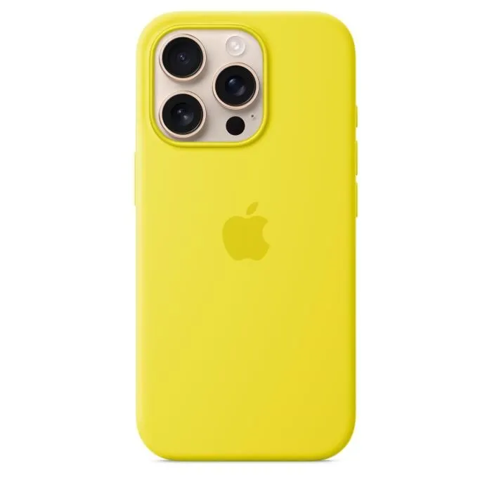 Apple iPhone 16 Pro Coque silicone avec MagSafe Star Fruit Apple iPhone 16 Pro Coque silicone avec MagSafe Star Fruit