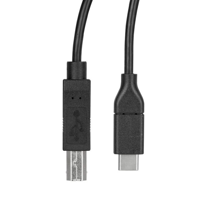 Startechcom Câble USB-C vers USB-B pour Imprimante, 50 cm, Adaptateur USB Type C vers USB B, Compatible Thunderbolt 3, Connectique USB 2.0