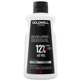 Goldwell - Lotion oxydante pour cheveux System - 12% - 40 Vol - 1000 ml - Coloration