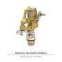 SATURNIA Aspersor de Riego Sectorial Toma 1/2'' en Zinc