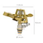 SATURNIA Aspersor de Riego Sectorial Toma 1/2'' en Zinc