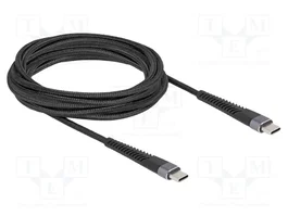 DELOCK Câble USB 2.0 USB C vers USB C 3m Noir
