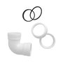 ABRISA Coude de vidange H-H 1 1/2 blanc