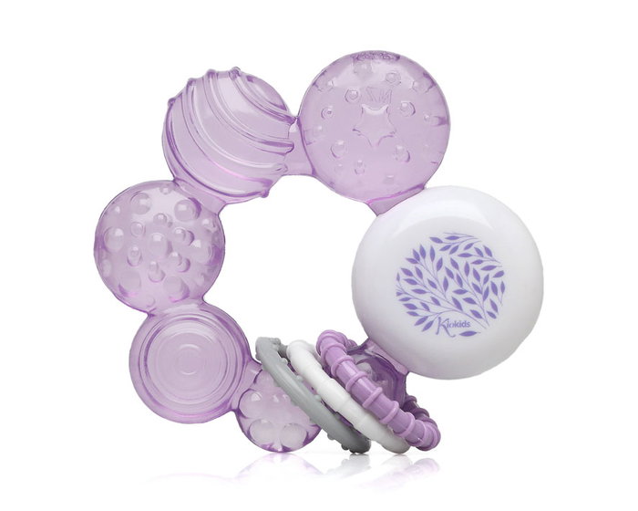 KioKids Mordedor De Frío Honey - Anneau de Dentition Refroidissant pour Bébé à Partir de 3 Mois, Texture Apaisante, Couleur Lavande, Matière Polipropylène et EVA