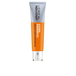 L'Oréal Paris Men Expert Hydra Energetic Gel Hydratant Teinté 40 ml - Effet Bonne Mine, Hydratation 24H avec Vitamine C pour Homme
