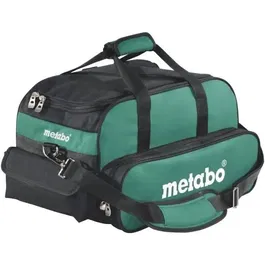 Metabo Sacoche à outils robuste 46 x 26 x 28 cm - 3 compartiments pour batteries et chargeur - Polyester 600D imperméable