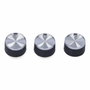 EDM Product Boutons de rechange pour four EDM 07576 07578, 3 unités, Argenté