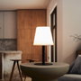 Home Deco Factory Lampe de table grise rechargeable