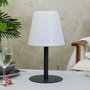 Home Deco Factory Lampe de table grise rechargeable