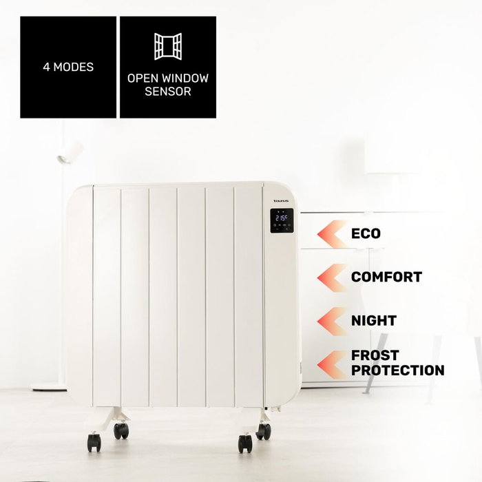 Emetteur Thermique Numérique Taurus PERSIA1500 Blanc 1500 W Emetteur Thermique Numérique Taurus PERSIA1500 Blanc 1500 W