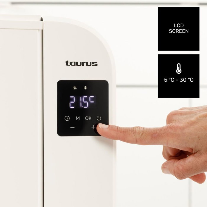 Emetteur Thermique Numérique Taurus PERSIA1500 Blanc 1500 W Emetteur Thermique Numérique Taurus PERSIA1500 Blanc 1500 W