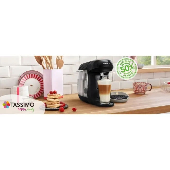 Bosch TAS109E Tassimo Happy Noir et Crème