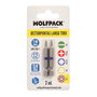 WOLFPACK LINEA PROFESIONAL Embout pour vis long Torx T-10 (2 unités)