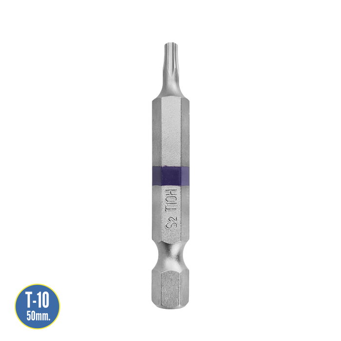 WOLFPACK LINEA PROFESIONAL Embout pour vis long Torx T-10 (2 unités)