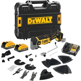DeWalt DCS359S2-QW Multi-outil sans fil 18V avec 2 batteries Powerstack 3,5 Ah