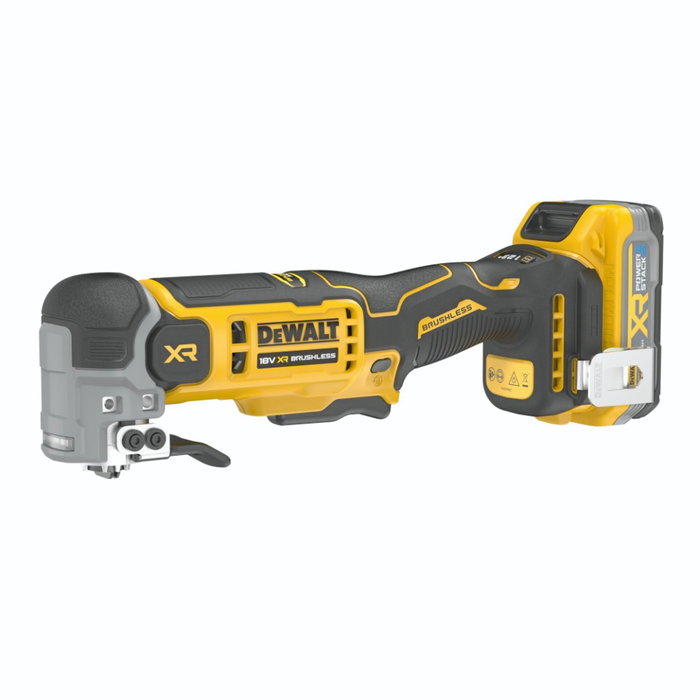 DeWalt DCS359S2-QW Multi-outil sans fil 18V avec 2 batteries Powerstack 3,5 Ah