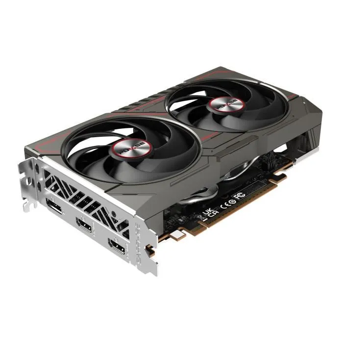 Sapphire Pulse AMD Radeon RX 9060 XT 8Go Dual HDMI/DP Sapphire Pulse AMD Radeon RX 9060 XT 8Go Dual HDMI/DP