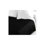 Lovely Home Drap plat 100% coton oeKO-TEX - 240x300 cm noir - Pour lit 2 personnes