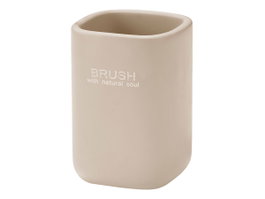 BERILO Porte-brosse à dents lisse Beige