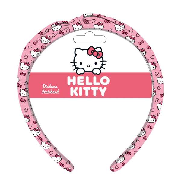 Cerdá Diadème Hello Kitty pour enfants - Fuchsia - Accessoire pour cheveux - 7.1 x 12.3 x 4.0 cm