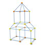 WORLD BRANDS Construction Fort Xt4803203 - Jeu de Construction avec Tiges et Connecteurs pour Structures, Kit Créatif Enfant 5 Ans et Plus