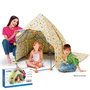 WORLD BRANDS Construction Fort Xt4803203 - Jeu de Construction avec Tiges et Connecteurs pour Structures, Kit Créatif Enfant 5 Ans et Plus