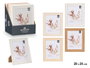 GIFTDECOR Lot de 4 cadres photo incurvés 20x25 cm assortis